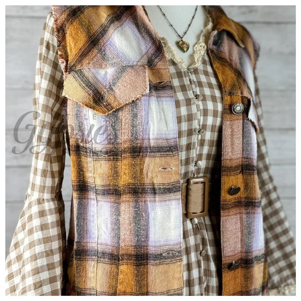 POL DISCOUNTED Farmhouse Vintage Prairie Dress - Picture 9 of 15